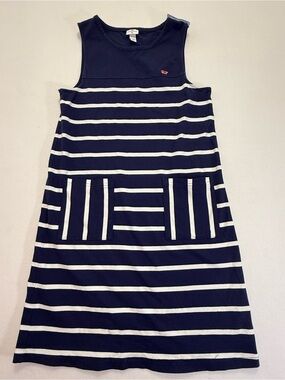 Vineyard Vines for Target Girls Navy Stripe Sleeveless Dress XL 14/16